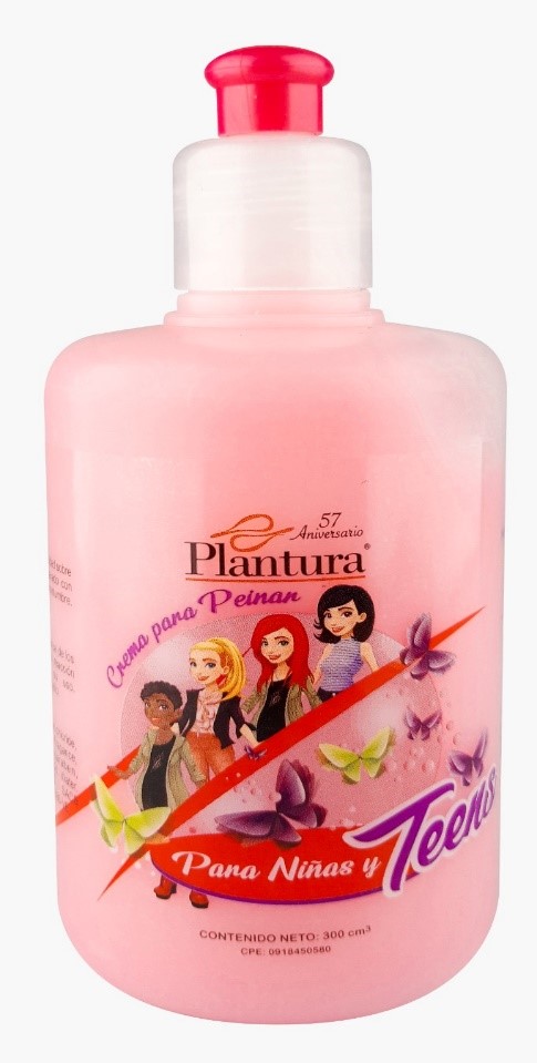 CREMA DE PEINAR PLANTURA 300ML NIÑAS Y TEENS