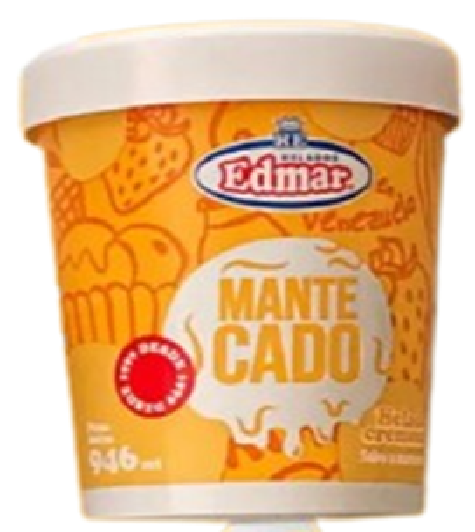 HELADO EDMAR 946ML CREMOSO MANTECADO