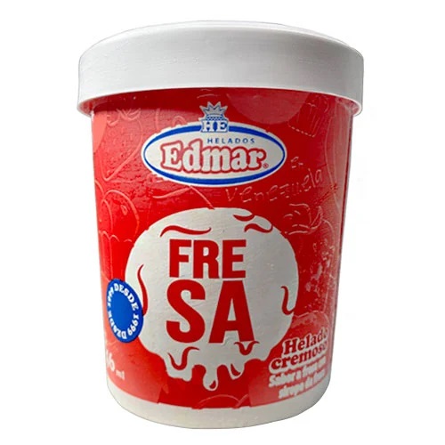 HELADO EDMAR 946ML CREMOSO FRESA