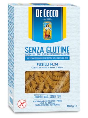 PASTA DE CECCO 250G FUSILI CON PISELLI SIN GLUTEN