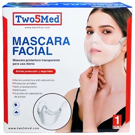 MASCARILLA FACIAL TRANS X 1UND TWO5MED