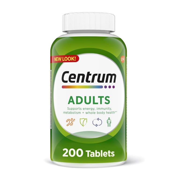 CENTRUM ADUL 200 TABLETAS GSK