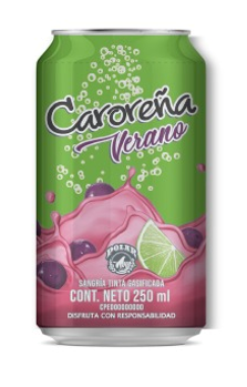 SANGRIA CAROREÑA 250ML TINTA VERANO LATA
