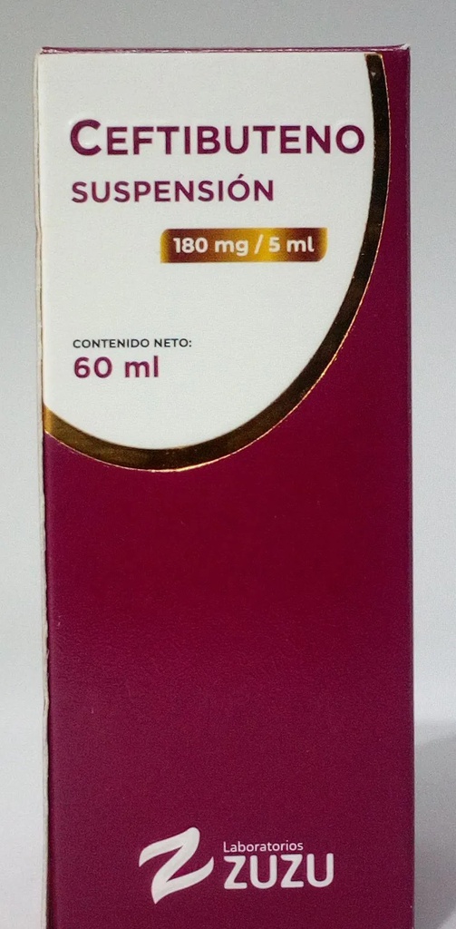 CEFTIBUTENO 180MG 5ML X 60ML SUSP ORAL ZUZU