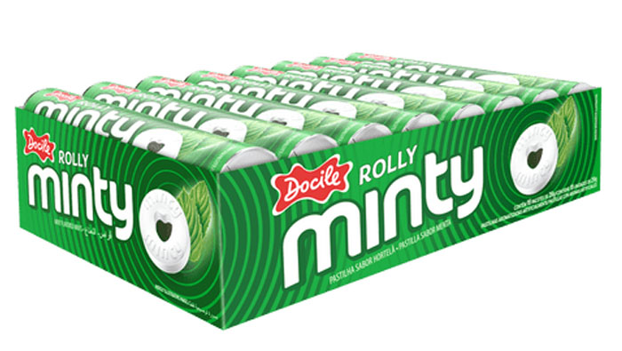 CARAMELOS ROLLY MINTY 24X16UN MENTA