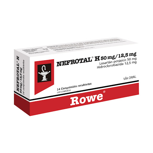 NEFROTAL H 50MG 12,5MG X 14COMP ROWE
