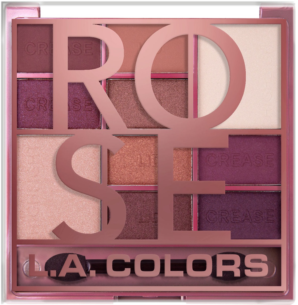 PALETA LA COLORS SOMBRA DE OJOS ROSE CES136