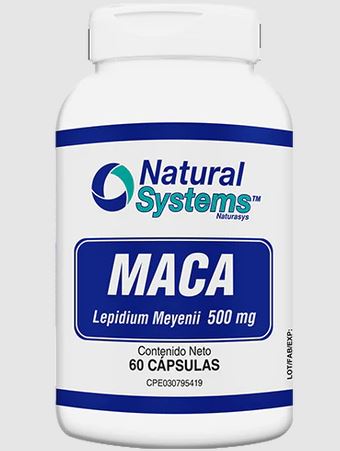MACA 500MG X 30CAPS NATURAL SYSTEMS