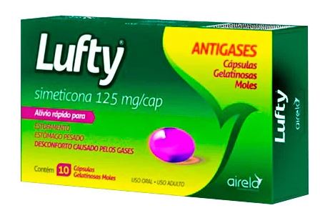 LUFTY 125MG X 10CAPS SIMETICONA AIRELA