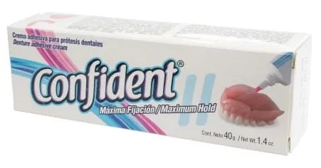 CONFIDENT 40GR CREMA PROTESIS DENTAL MASOCAR