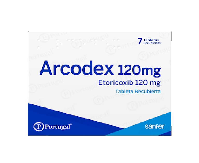 ARCODEX 120MG X 7TAB ETORICOXIB PORTUGAL