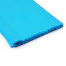 PAPEL CREPE MIL COLORES 0,5X2M AZUL CELESTE PLIEGO