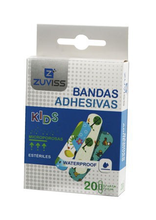 CURITAS ADHESIVAS KIDS X 20UND ZUVISS
