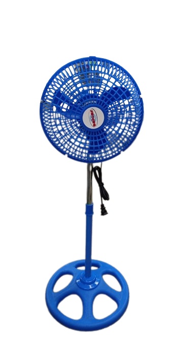 VENTILADOR SALCAR DE PEDESTAL AZUL DE 10" ASPA PLASTICA