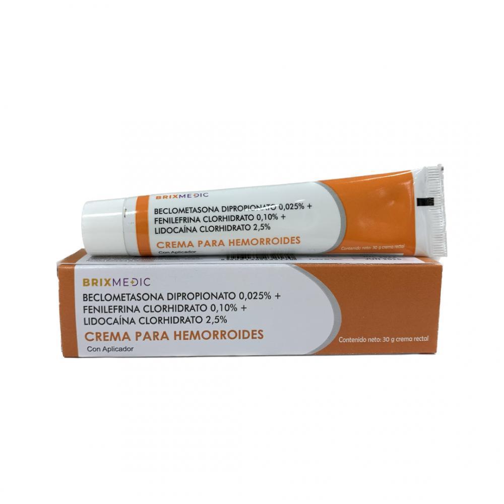 CREMA PARA HEMORROIDES 30GR BRIXMEDIC