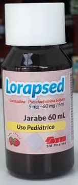 LORAPSED 5MG 60MG / 5ML X 60ML SM PHARMA