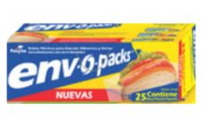 BOLSA C/CIERRE ENVOPACKS X25UN PEQUEÑAS