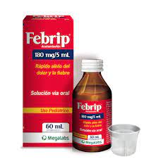 FEBRIP 180MG / 5ML X 120ML PED SOL ORAL MEGALABS