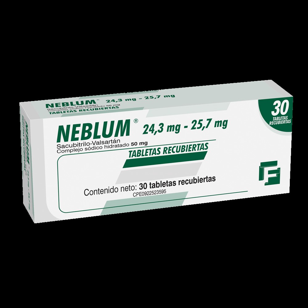 NEBLUM 50MG X 30TABL SACRUBITRILO VALS FARMA