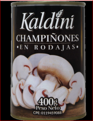 CHAMPIÑONES KALDINI 400GR RODAJAS
