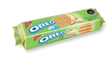 GALLETA OREO 108GR TUBO PIE DE LIMON