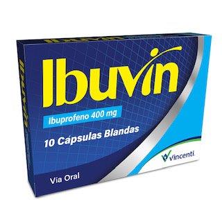 IBUVIN 400MG X 10CAPS IBUPROFENO VINCENTI