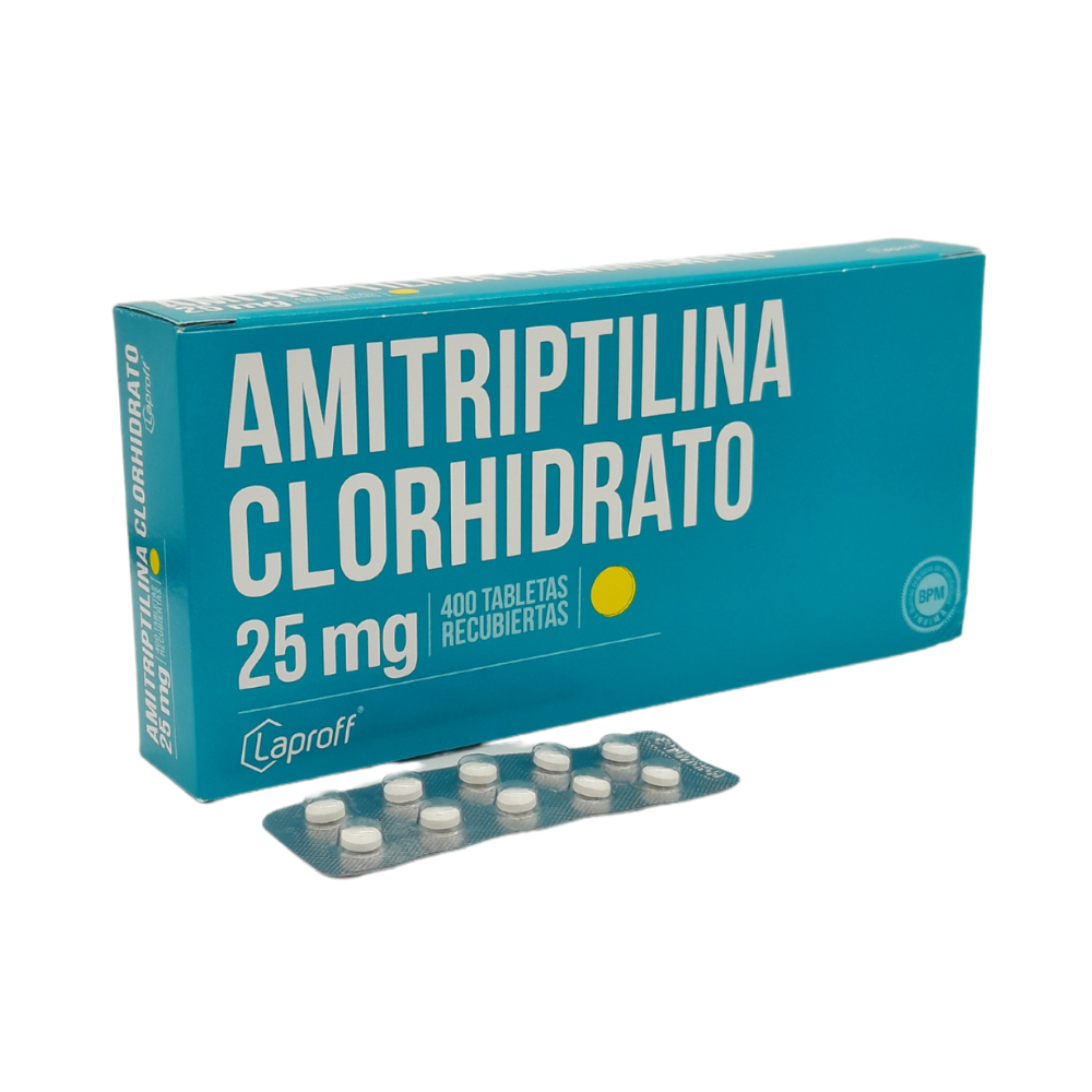 AMITRIPTILINA 25MG X 10TABL LAPROFF