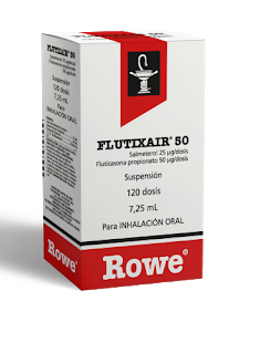 FLUTIXAIR 50MCG 25MCG X 120DOSIS SUSP INHA ROWE