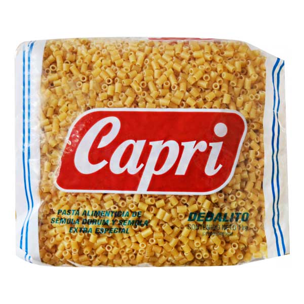 PASTA CAPRI 1KG DEDALITOS EXTRA ESPECIAL
