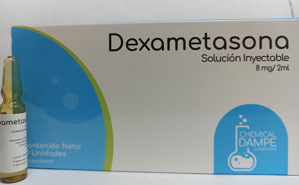 DEXAMETASONA 8MG/2ML X 1AMP I.V I.M DAMPE