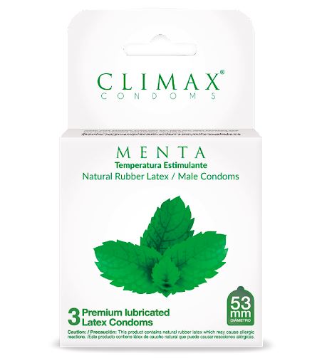 PRESERVATIVO MENTA X 3UND CLIMAX