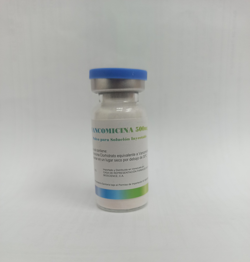 VANCOMICINA 500MG X 1AMP I.V HUMAN BIOSCIENCE