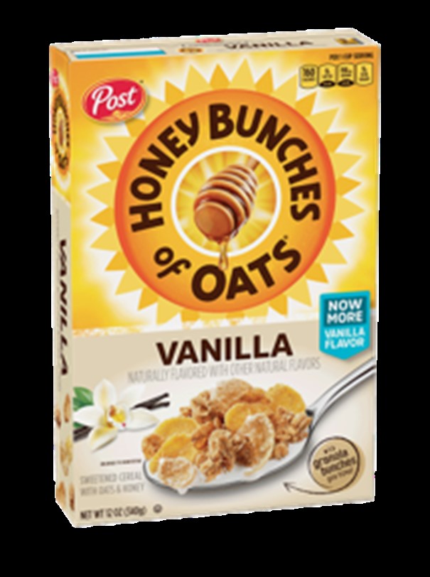 CEREAL POST 340GR HONEY VAINILLA BUNCHES OF OATS