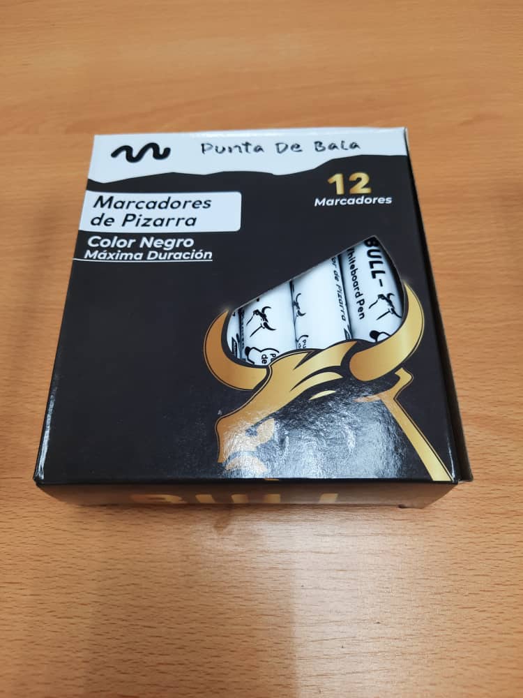 MARCADOR DE PIZARRA BULL X UND SURTIDO