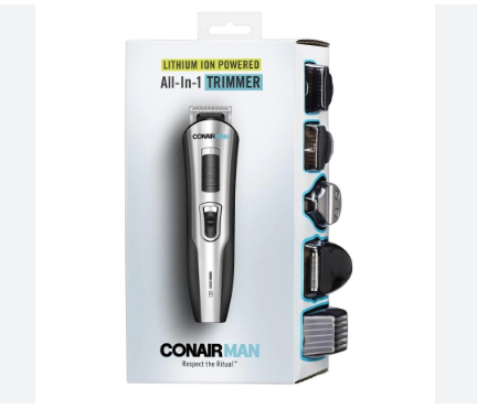 RECORTADORA BARBA Y BIGOTE CONAIR RECARGABLE DE LITIO