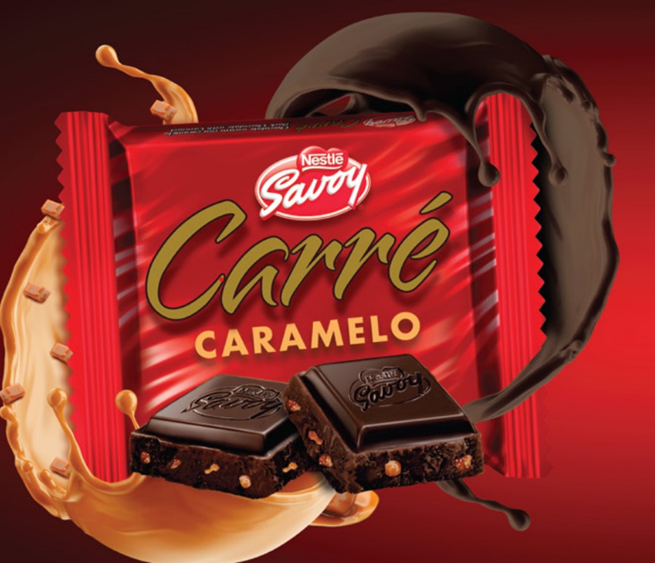 CHOCO CARRE 100GR CARAMELO***