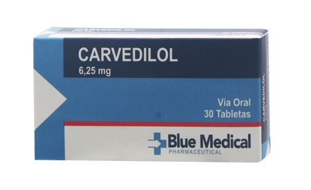 CARVEDILOL 6,25MG X 30TAB BLUE MEDICAL