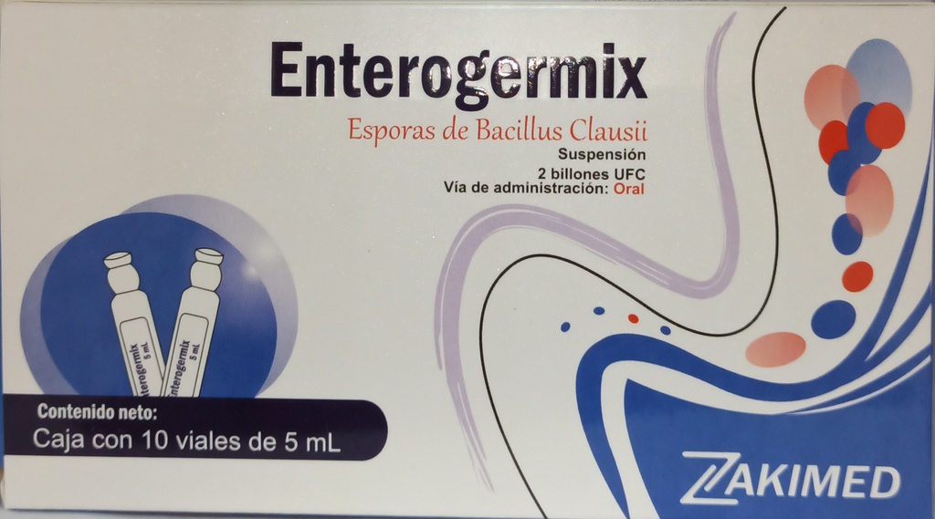 ENTEROGERMIX 2BILLONES UFC X 10VIALES 5ML ZAKIMED