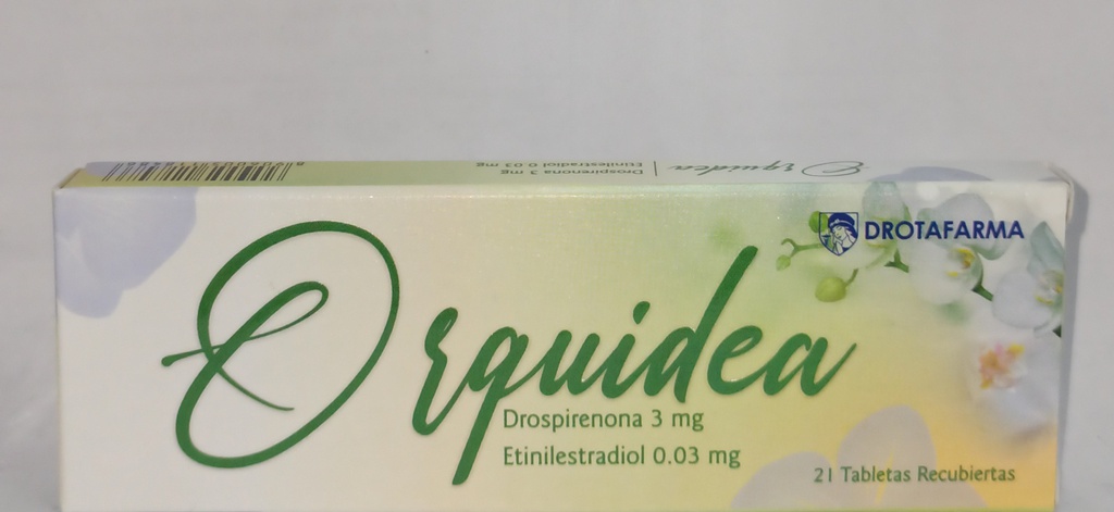 ORQUIDEA 3MG 0,03MG X 21TABL DROTAFARMA