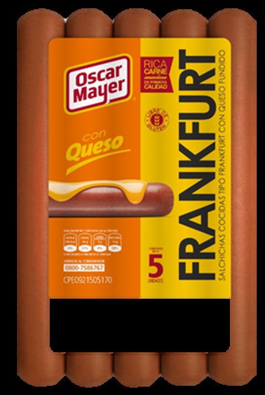 SALCHICHAS OSCAR MAYER 350GR FRANKFURT QUESO