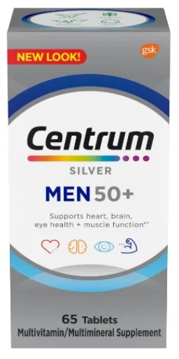 CENTRUM SILVER 65 TABL MEN 50+ GSK
