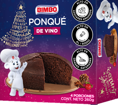 PONQUE BIMBO 260GR DE VINO