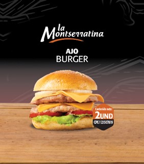 BURGUER CHORIZO DE AJO MONTSERRATINA 2X100GR