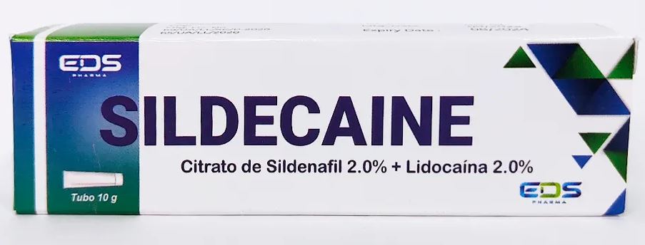 SILDECAINE 2% X 10GR SILDENAFIL + LIDOCAINA EDS