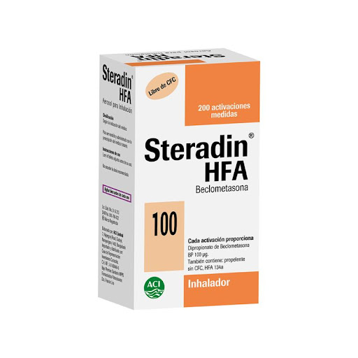 STERADIN HFA 100MCG X 200DOSIS BECLOMETASONA ACI