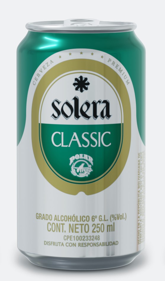 CERVEZA SOLERA 250ML CLASSIC LATA