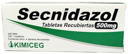 SECNIDAZOL 500MG X 4TAB KIMICEG