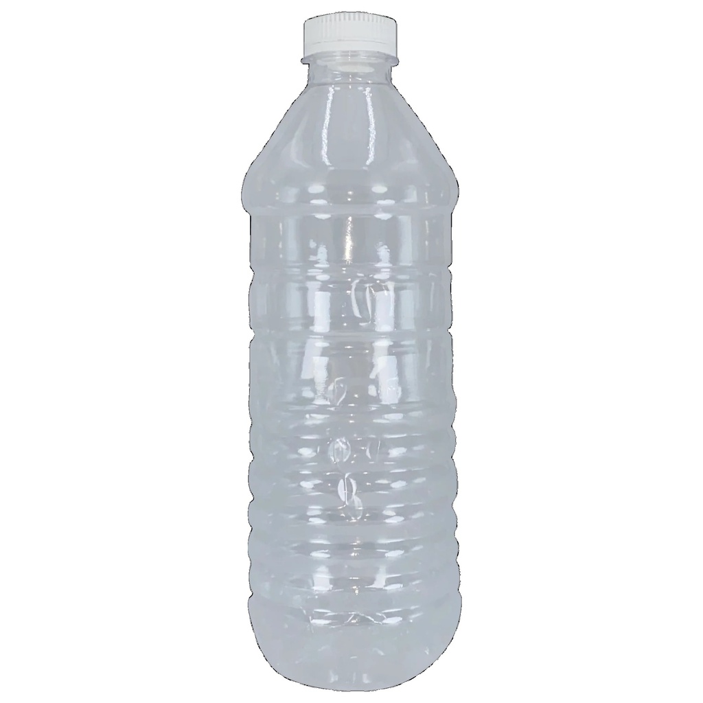 BOTELLA TRANS PC28 500 ml CON TAPA X 100 und