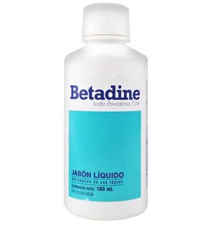 BETADINE 7,5% X 180ML JABON LIQ YODO FARMA