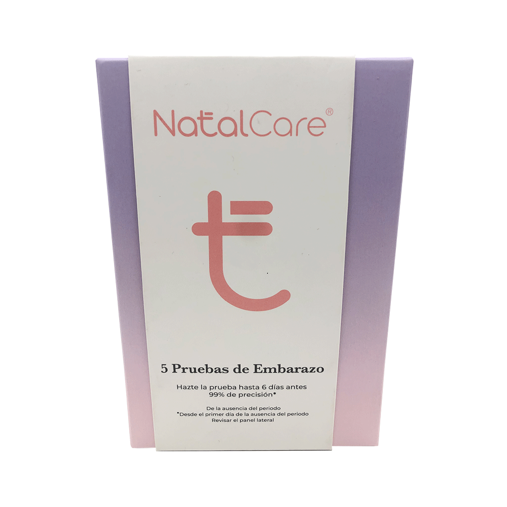 PRUEBA DE EMBARAZO X 5 UND NATALCARE